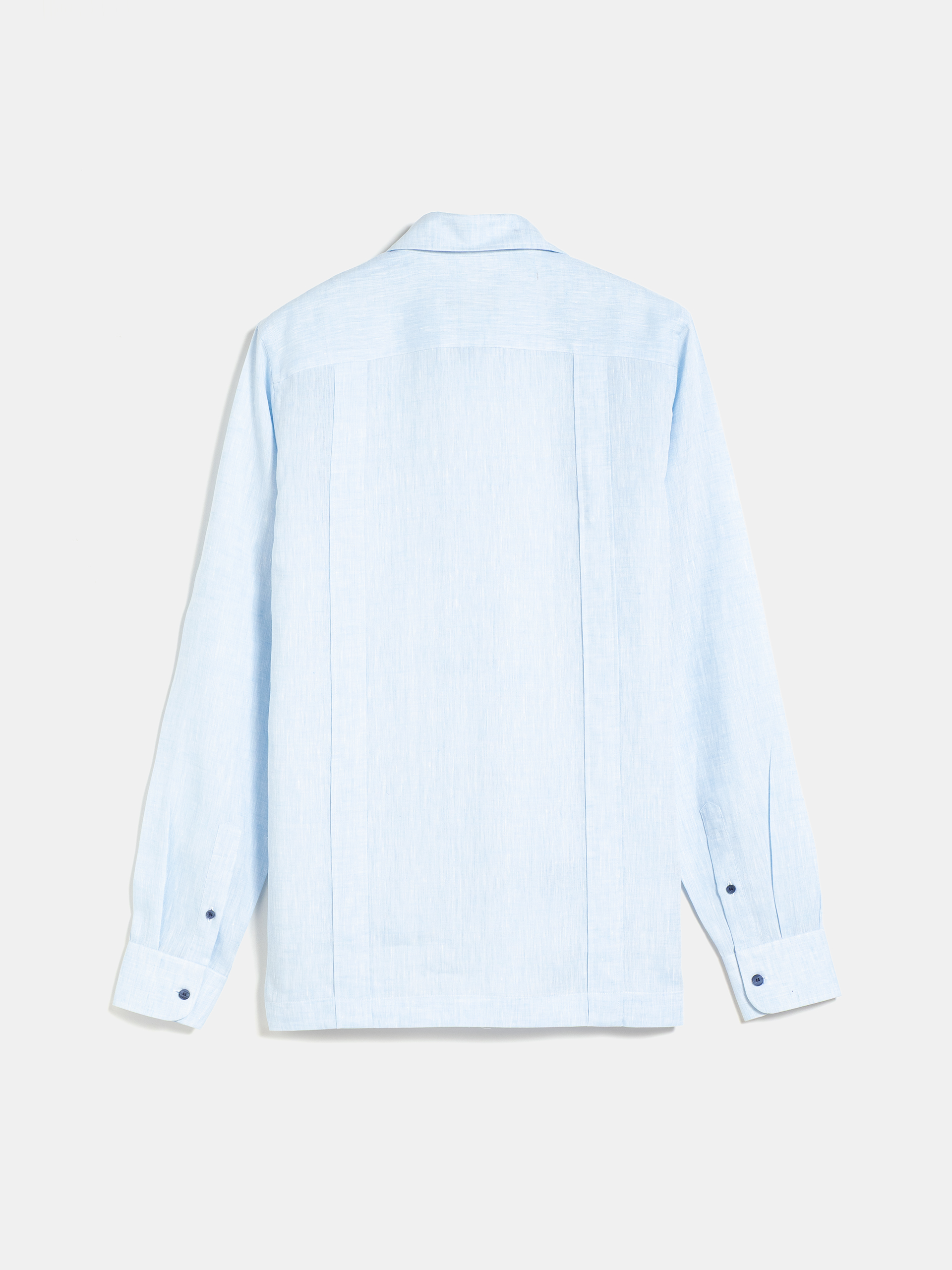 GUAYABERA AZUL CELESTE CASUAL