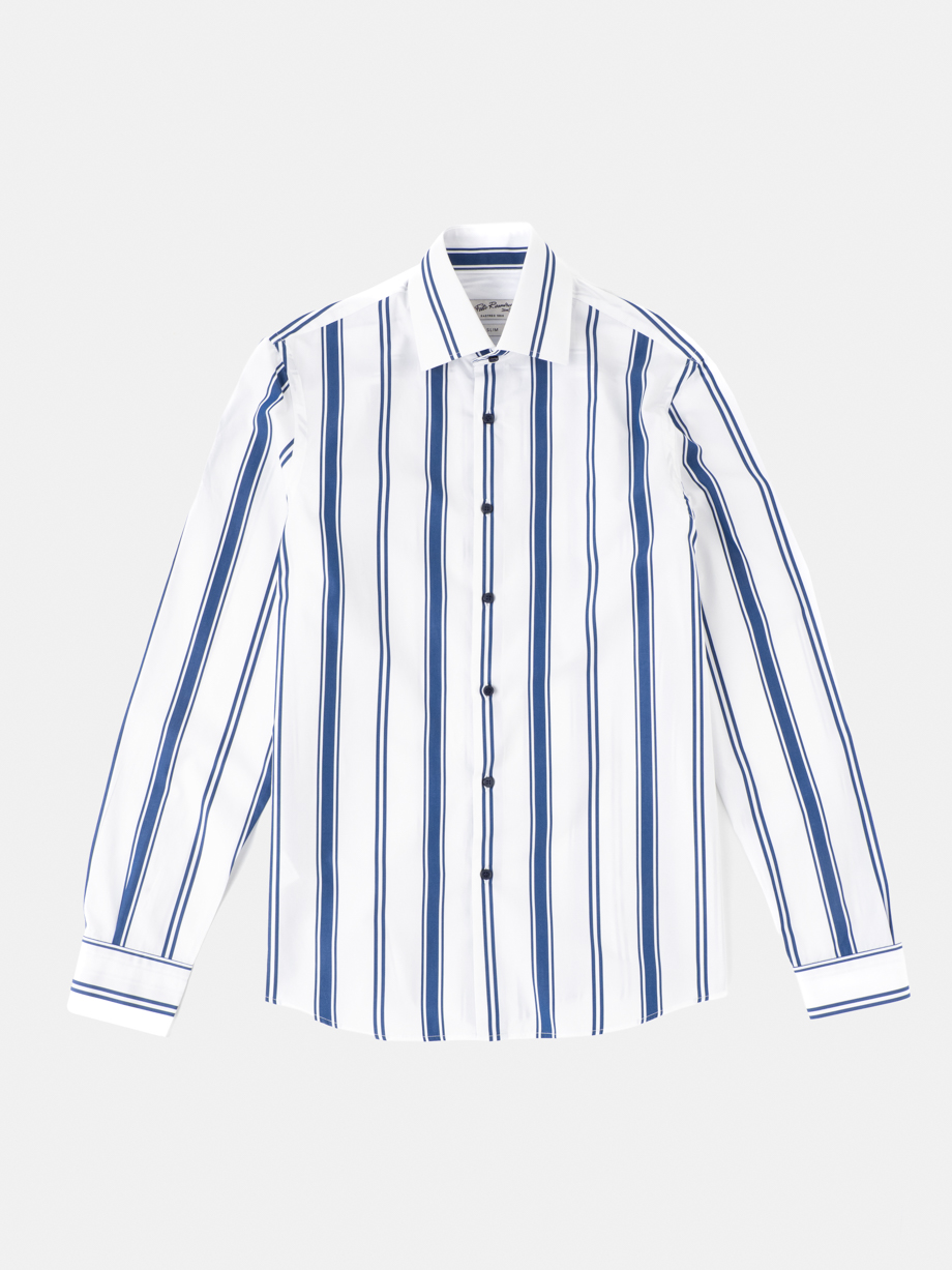 CAMISA RAYAS AZUL Y BLANCO