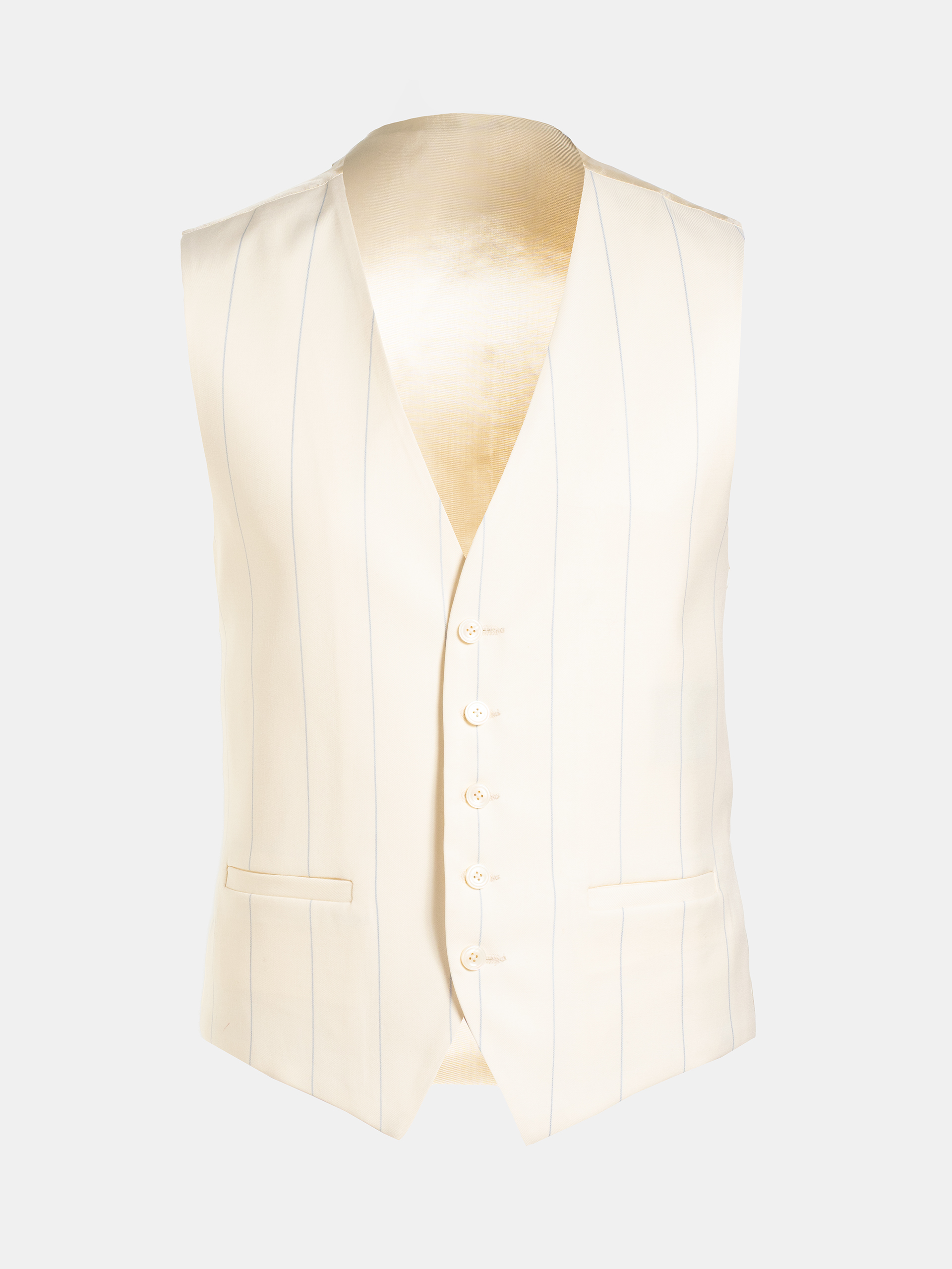 CHALECO RAYAS BLANCO ROTO