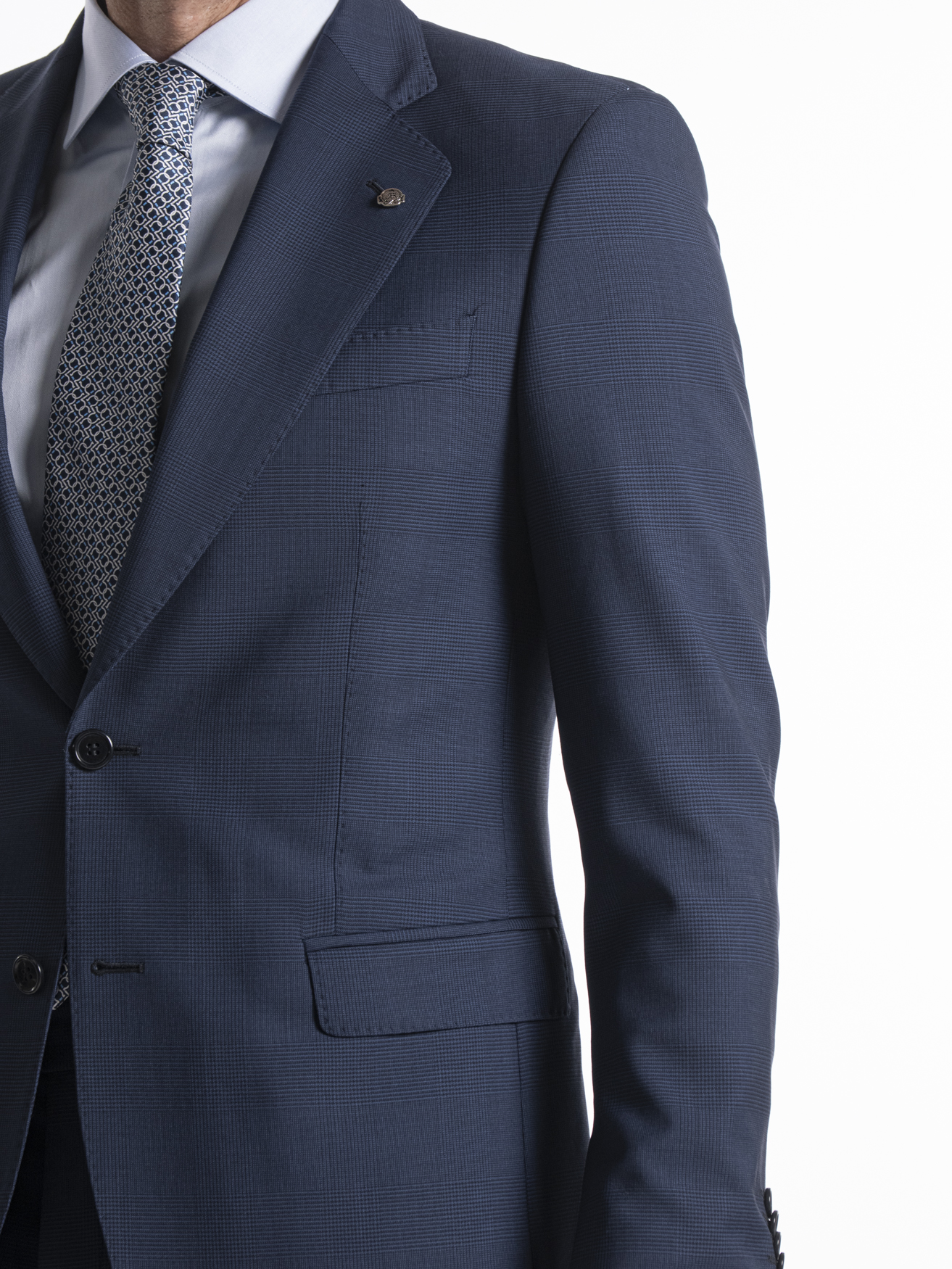 TRAJE CUADRO VENTANA AZUL