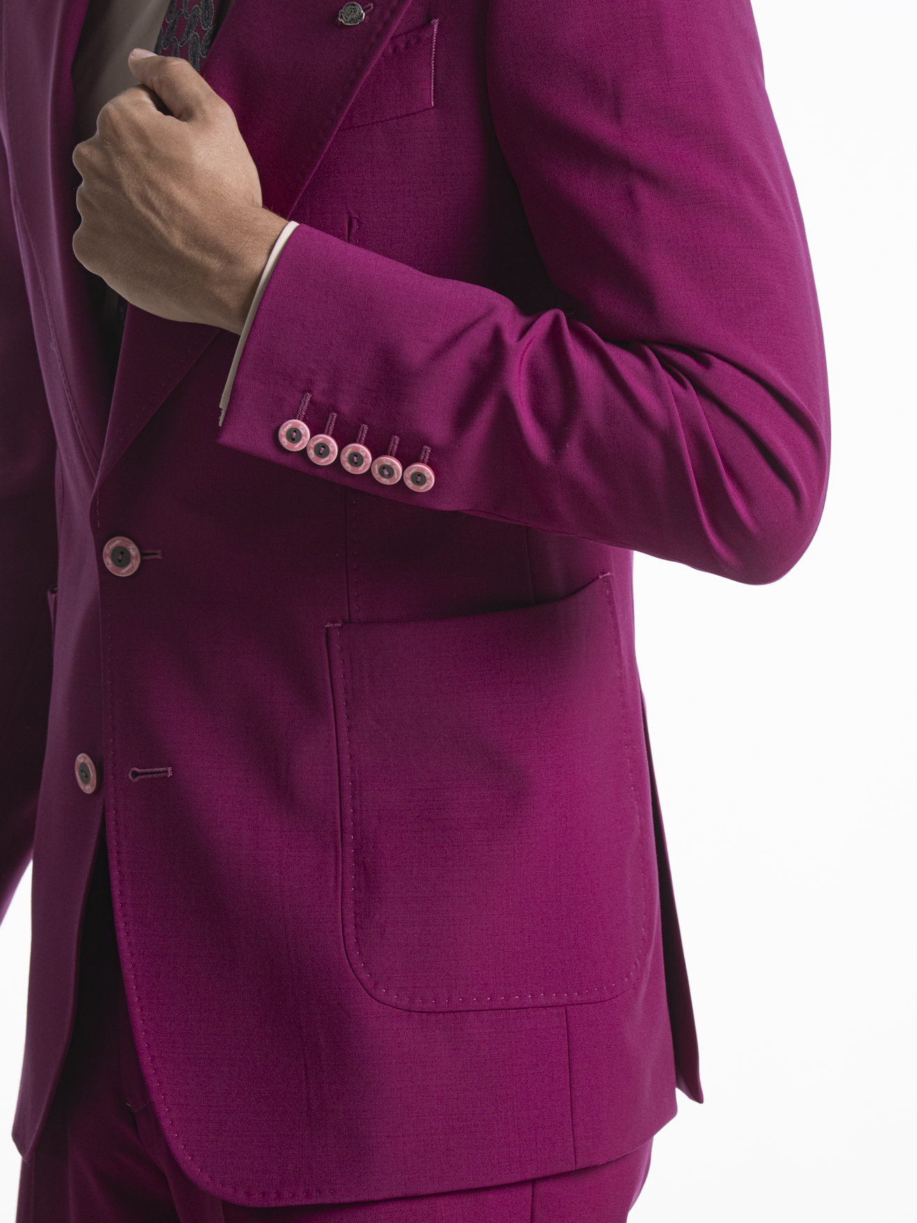 TRAJE FUCSIA